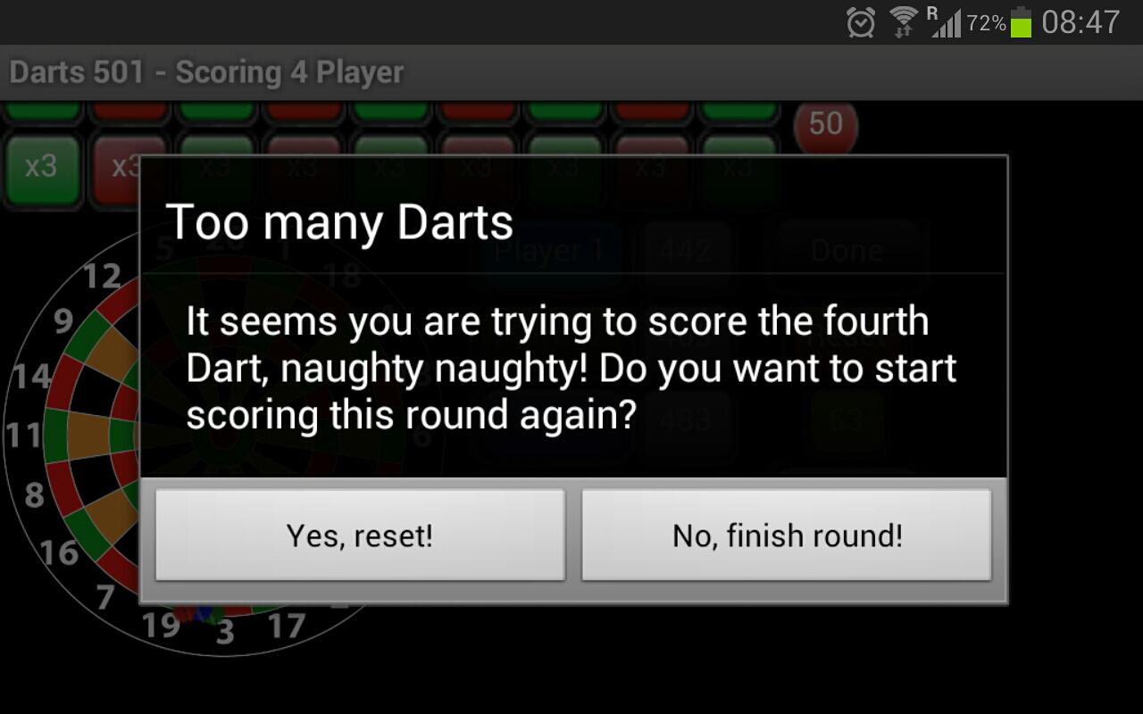 Darts 501 Scoring - Free