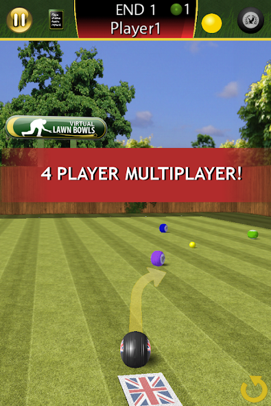 Virtual Lawn Bowls