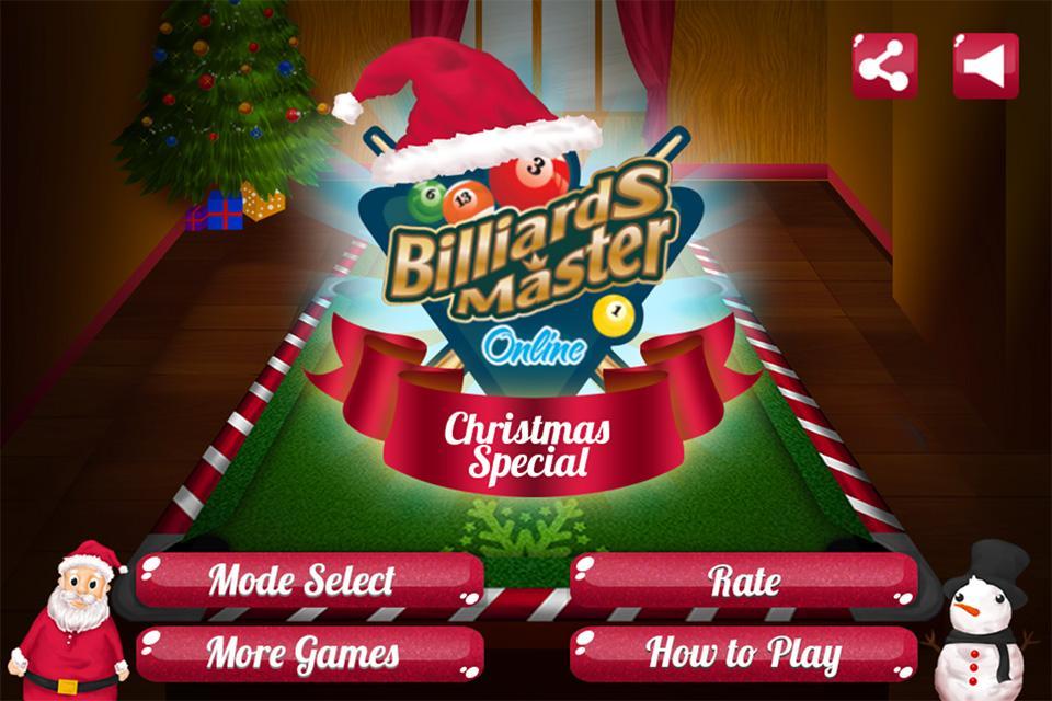 Pool Billiards Master Xmas