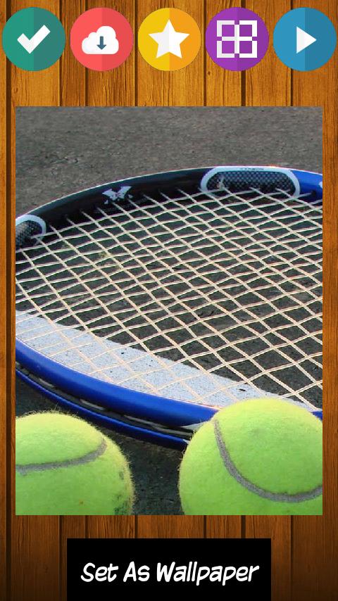 Tennis sport puzzle game