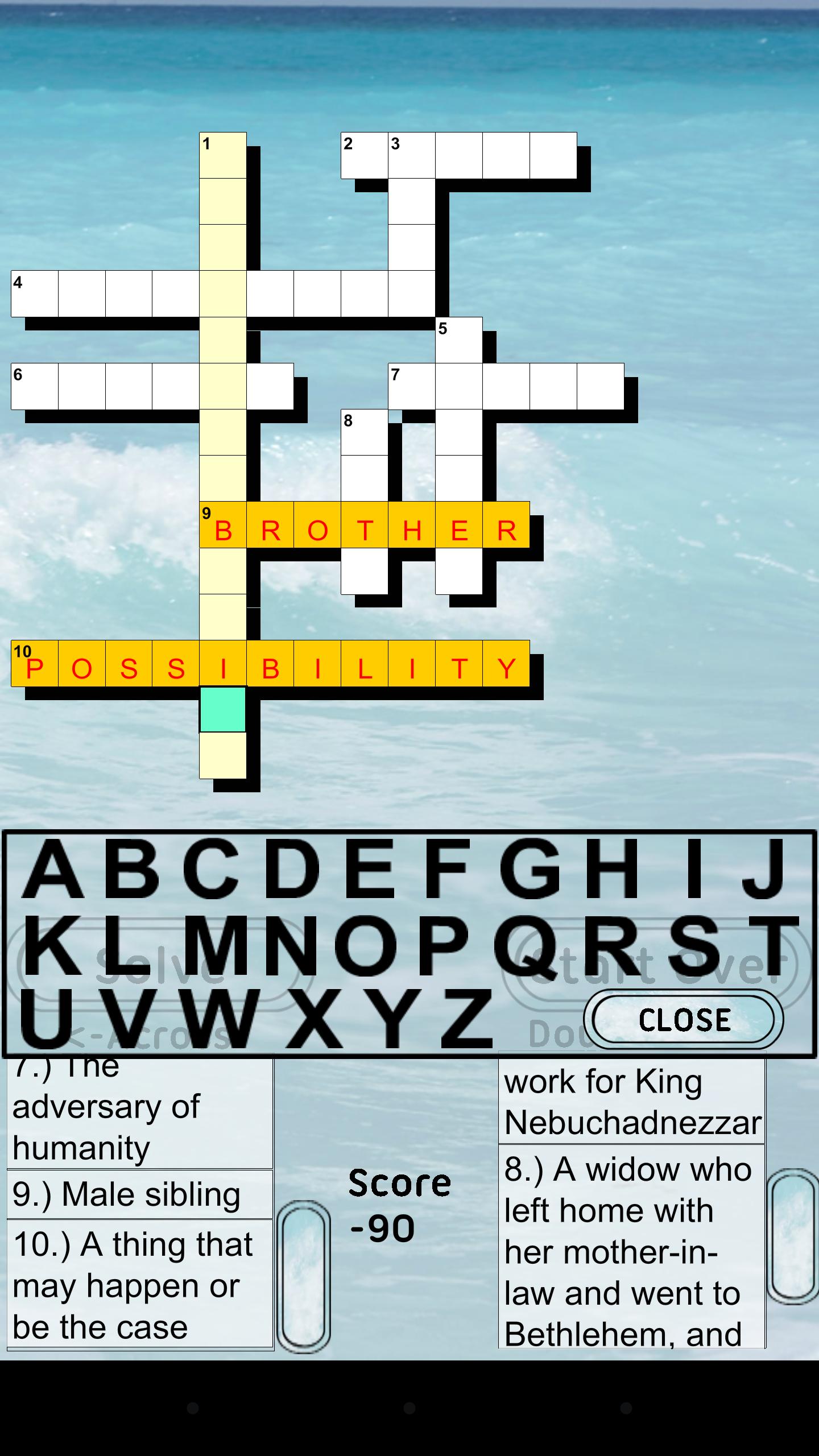 Bible Crossword FREE