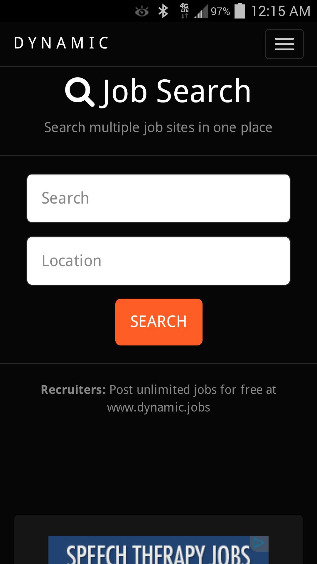 Dynamic Job Search