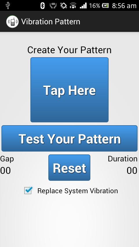 Vibration Pattern