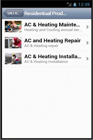 SNJ Refrigeration App