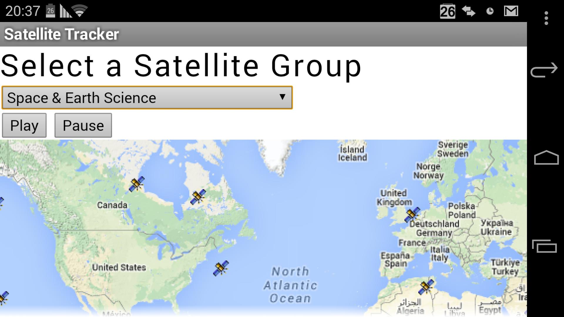 Satellite Tracker  & Location