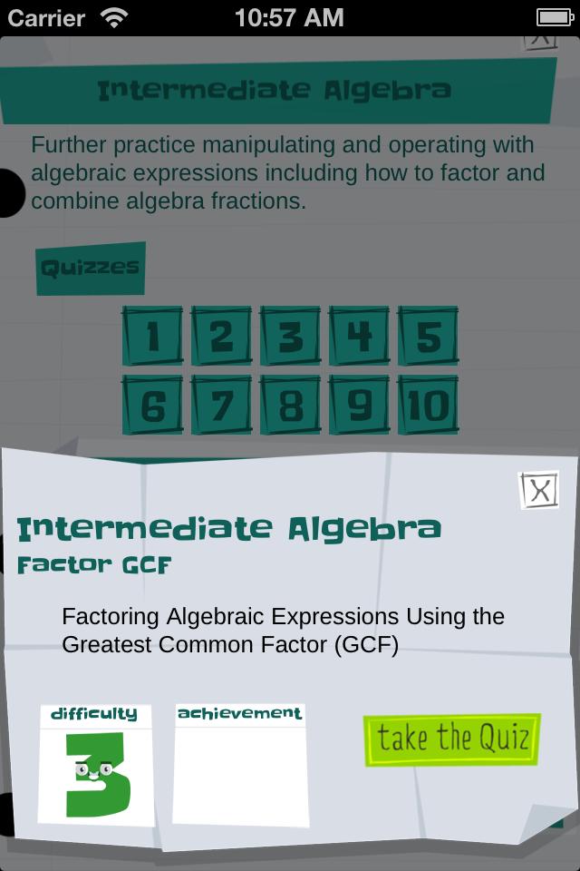 Algebra Advanced