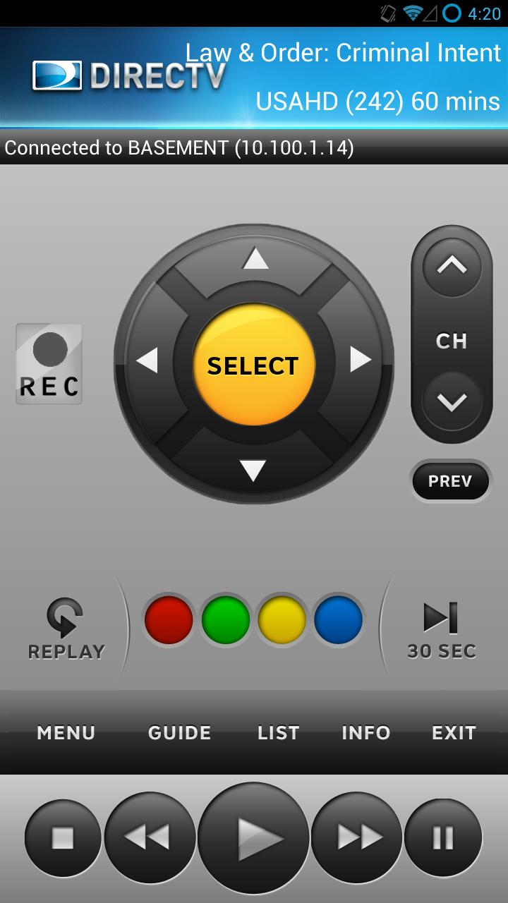 DIRECTV Remote