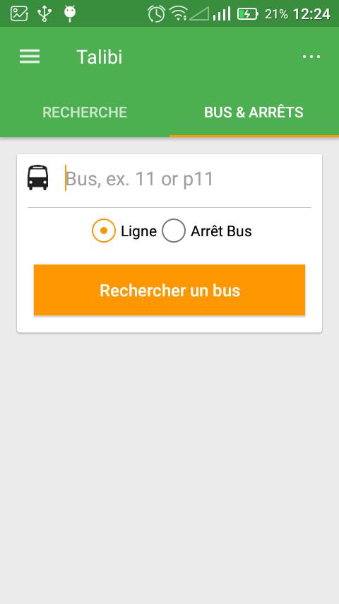 Talibi.net - Public transit in