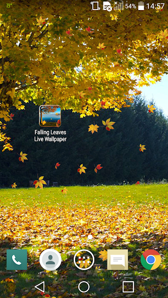 Falling Leaves Live Wallpaper