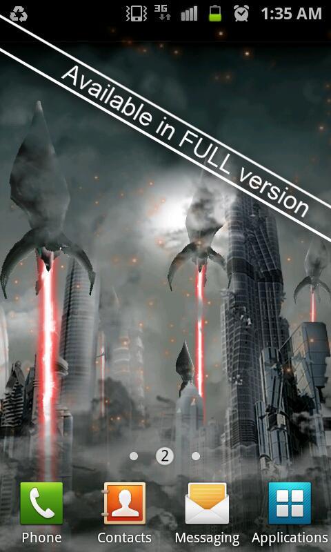 Invasion LITE live wallpaper