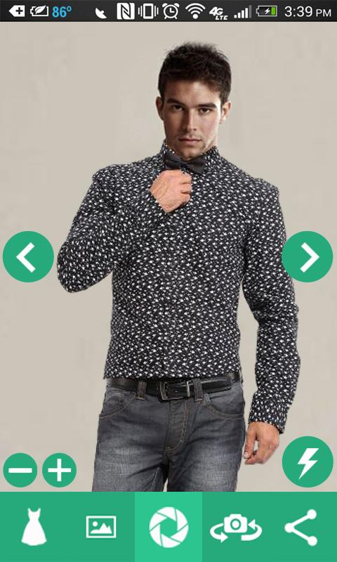 Man Shirt Photo Suit