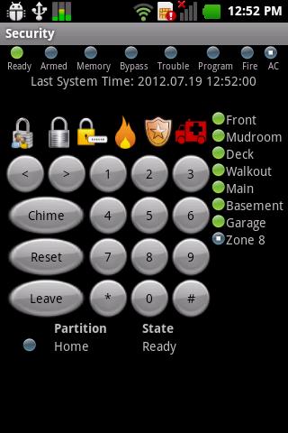 DSC Security Keypad