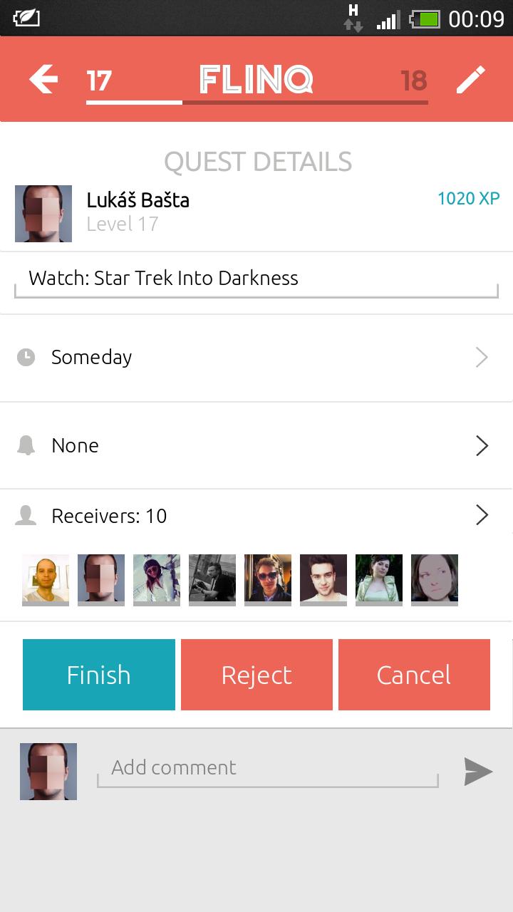 Flinq: task and to-do sharing