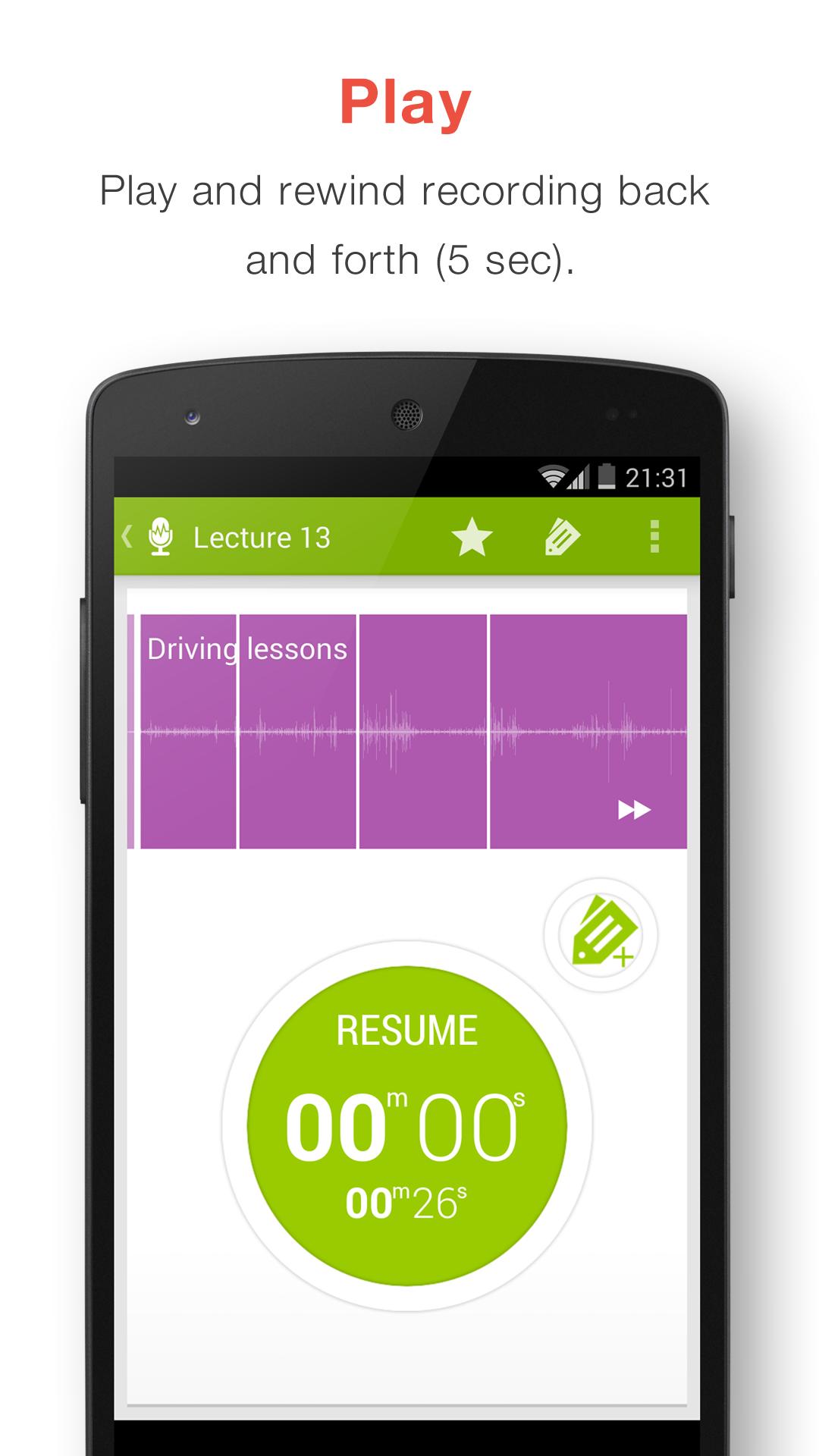 Recordense Voice Recorder Lite