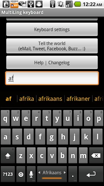 Afrikaans Keyboard Plugin