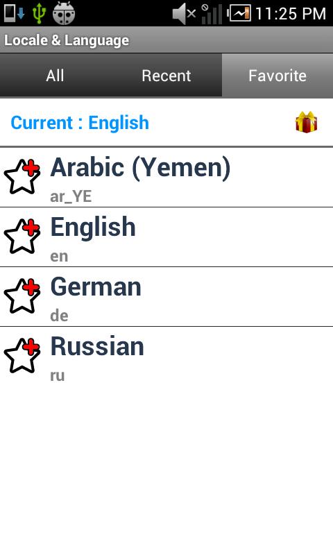 Set Locale & Language