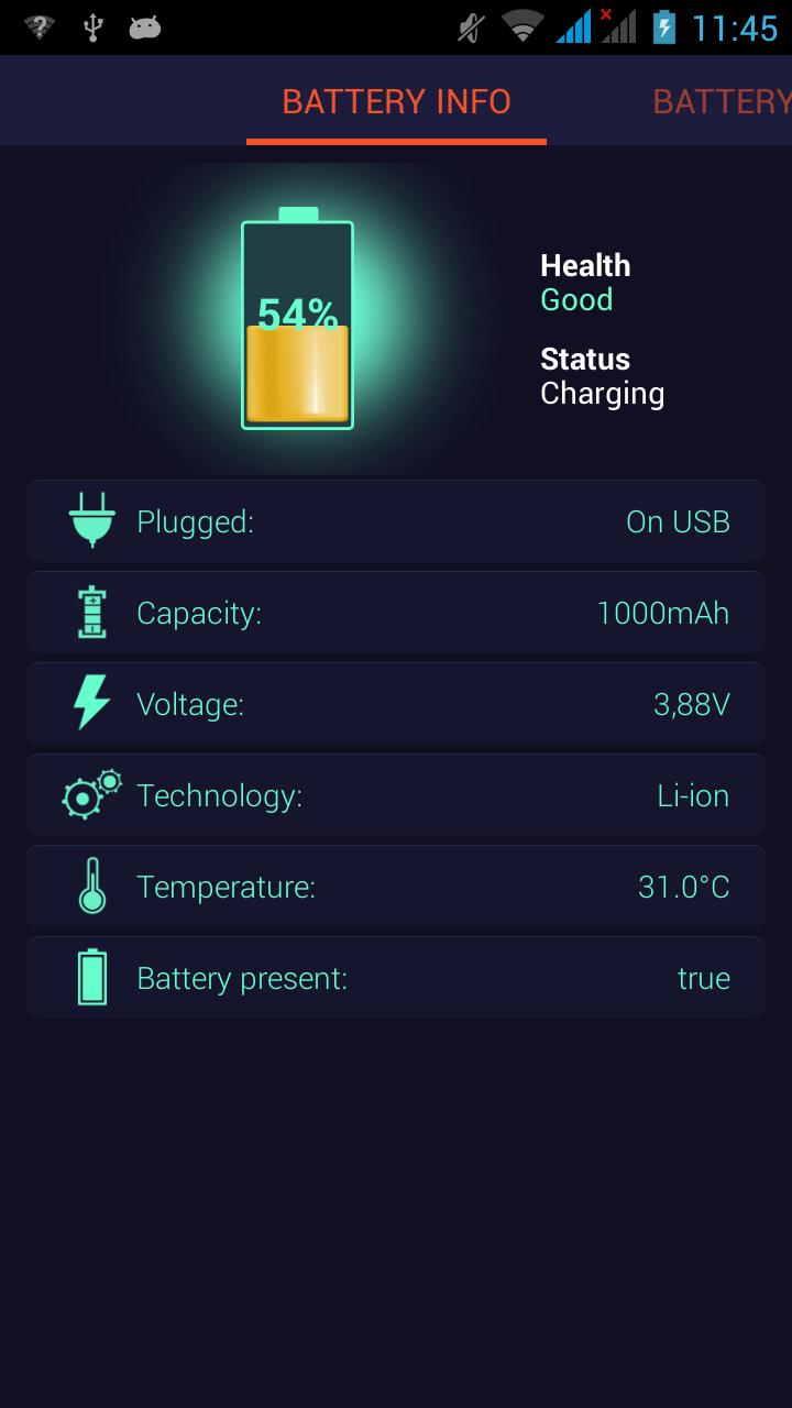 Simple Battery Manager +Widget