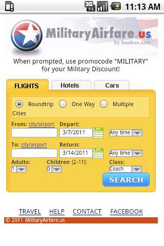 MilitaryAirfare.us