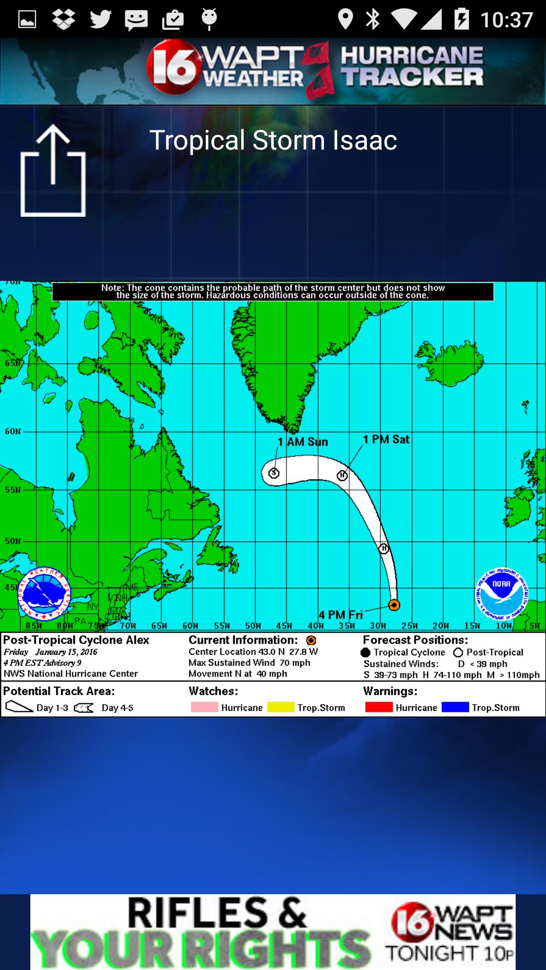 Hurricane Tracker 16 WAPT News