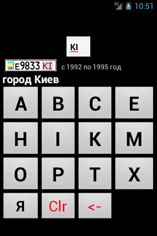 Codes of Ukraine GAI 92 - 95