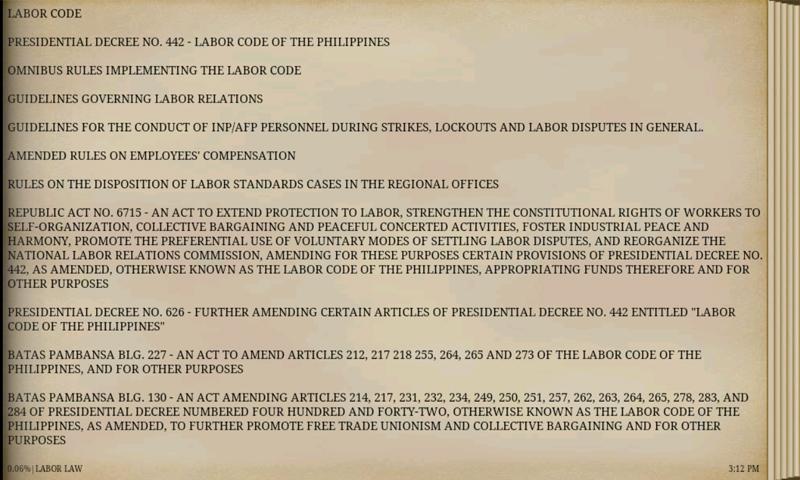 PHILIPPINE LABOR LAWS