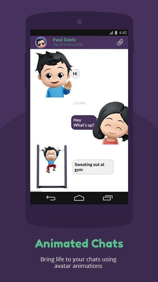 QUGO Chat with Emoji Animation