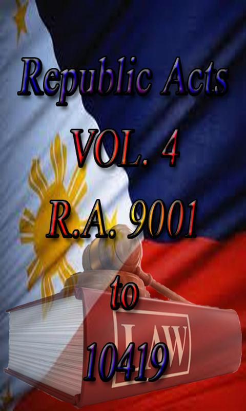 Philippine Laws - Vol. 4