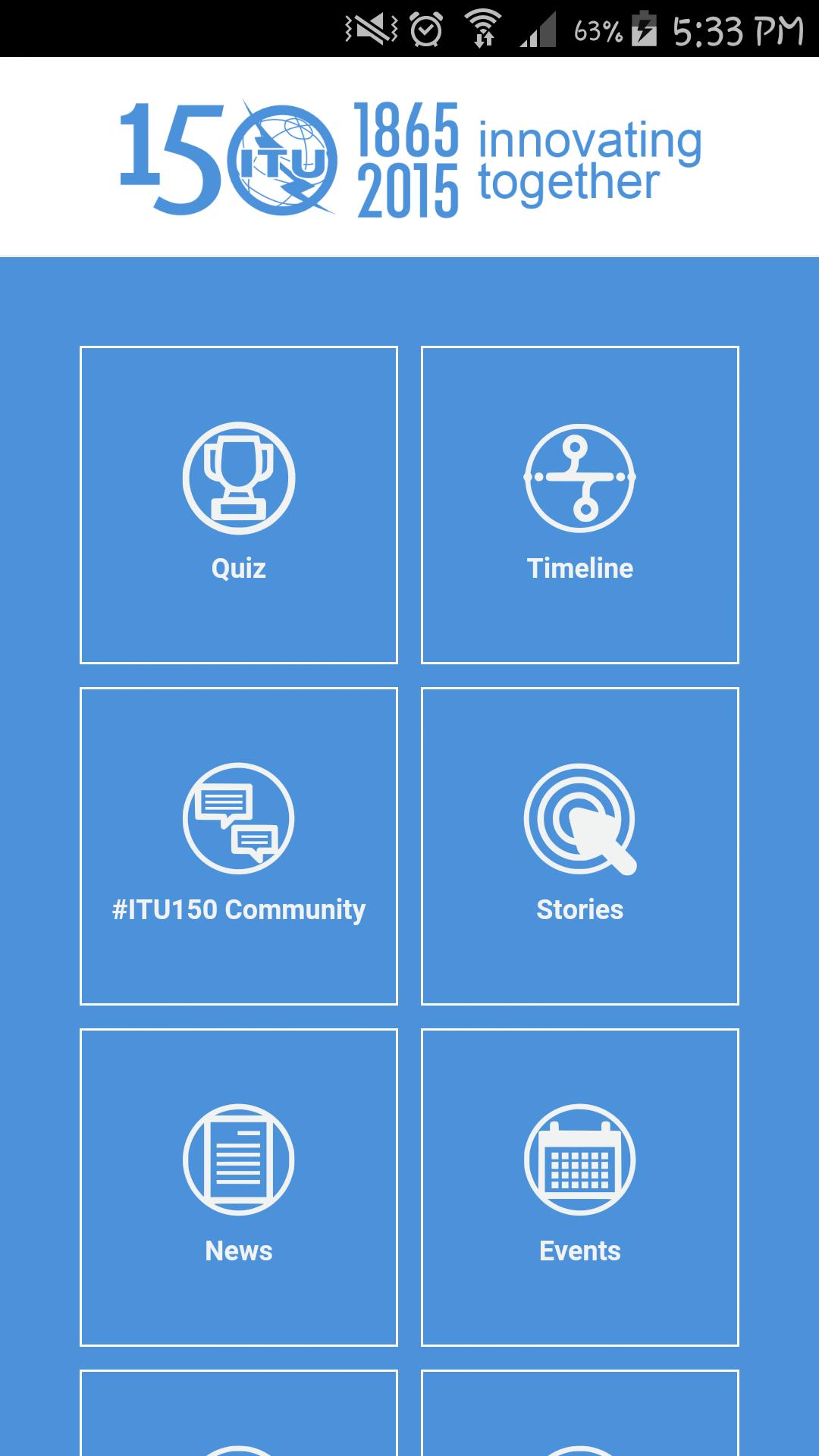 ITU 150th Anniversary App