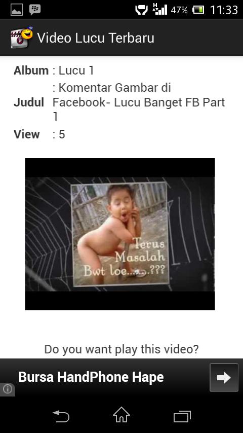 Video Lucu Terbaru