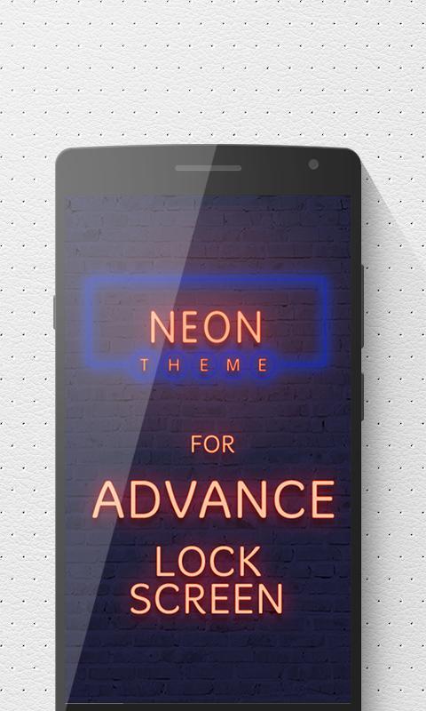 Neon Advance Lock Screen