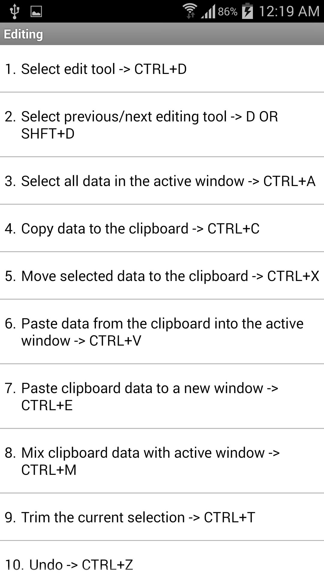 Free Sony Acid Pro Shortcuts