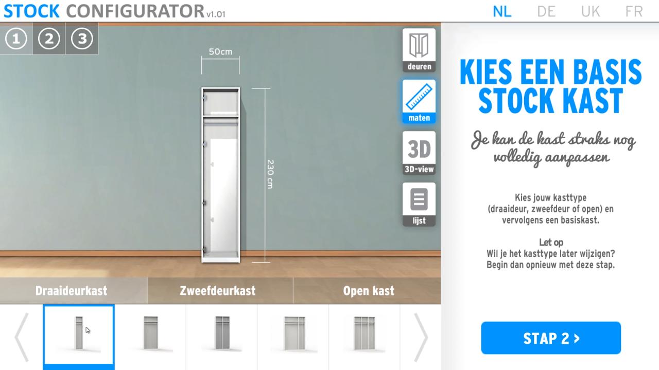 Kastconfigurator NL