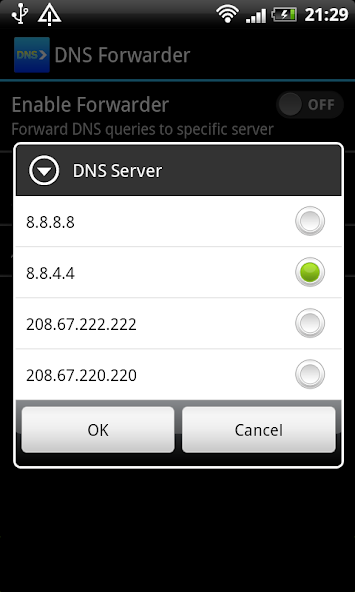 DNS forwarder