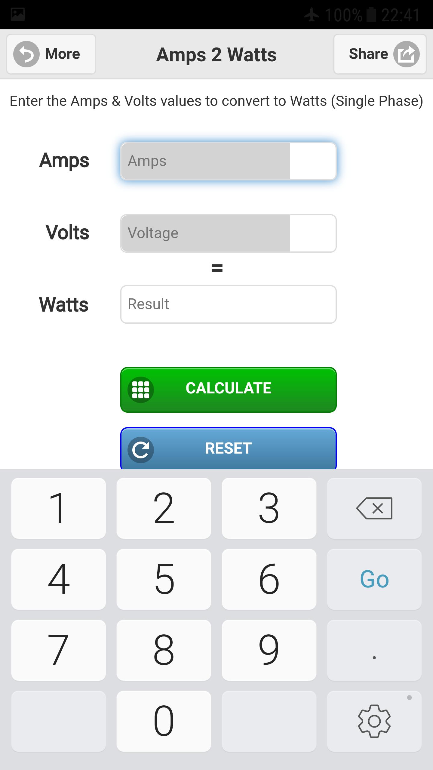 Electrical Amps 2 Watts Free