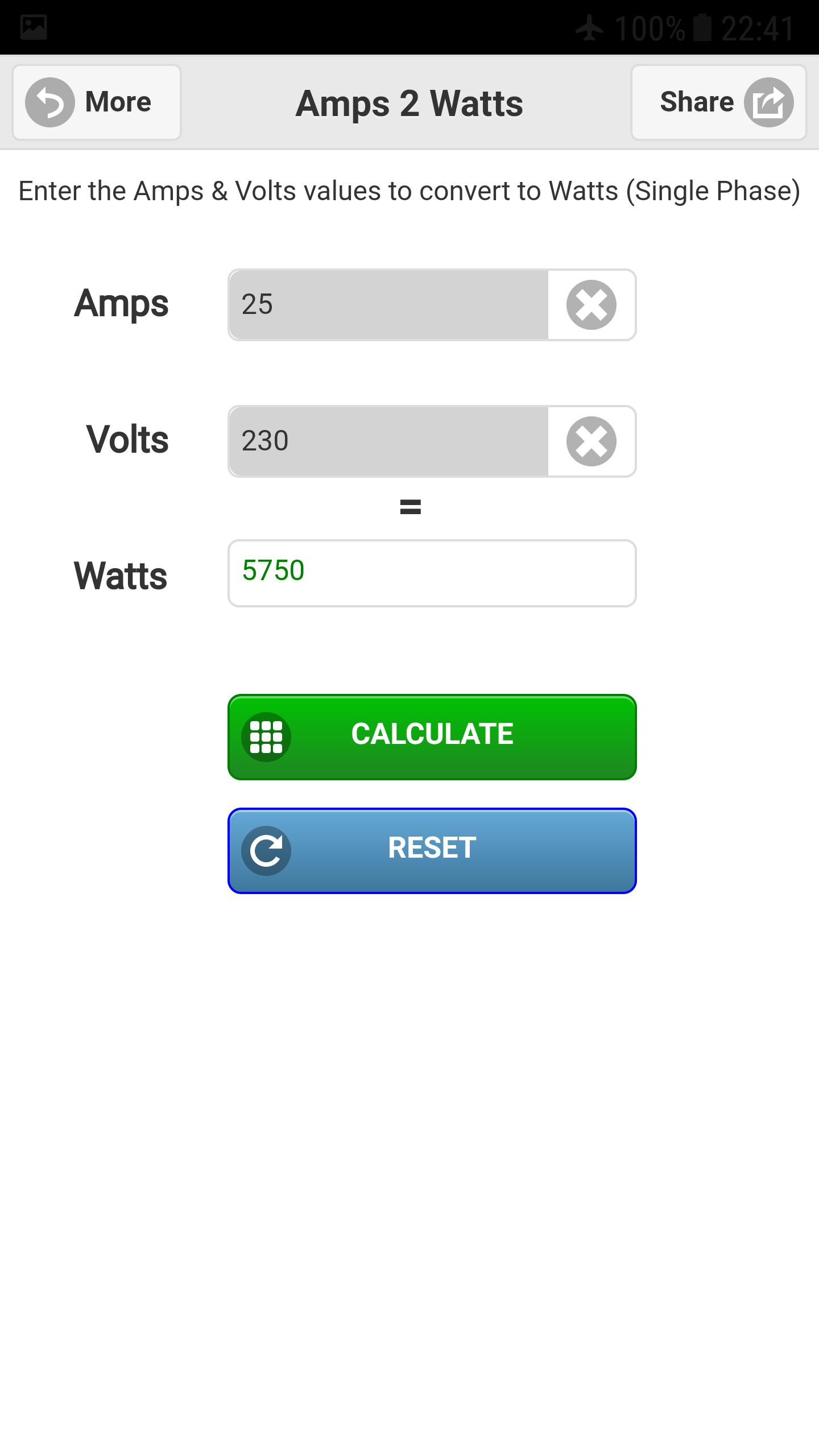 Electrical Amps 2 Watts Free