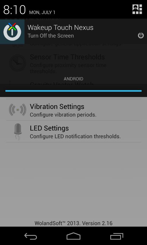 Wakeup Touch Nexus