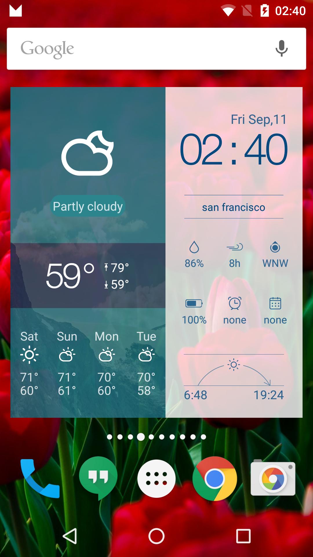 Multifunctional Weather Clock