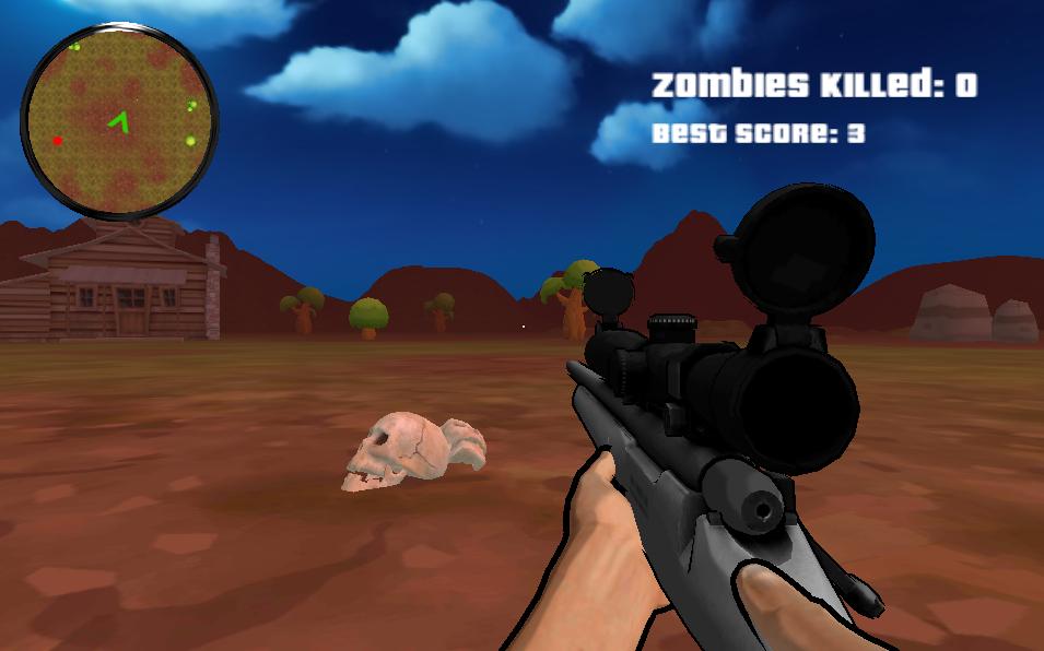 Sniper Attack : Zombie Animals