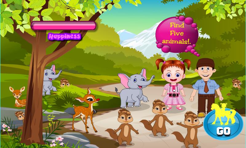 Baby At The Zoo - Animal Games