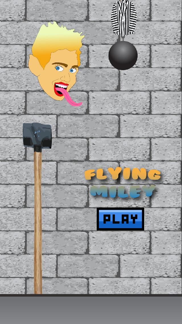 Flying Miley Cyrus Wreck Ball