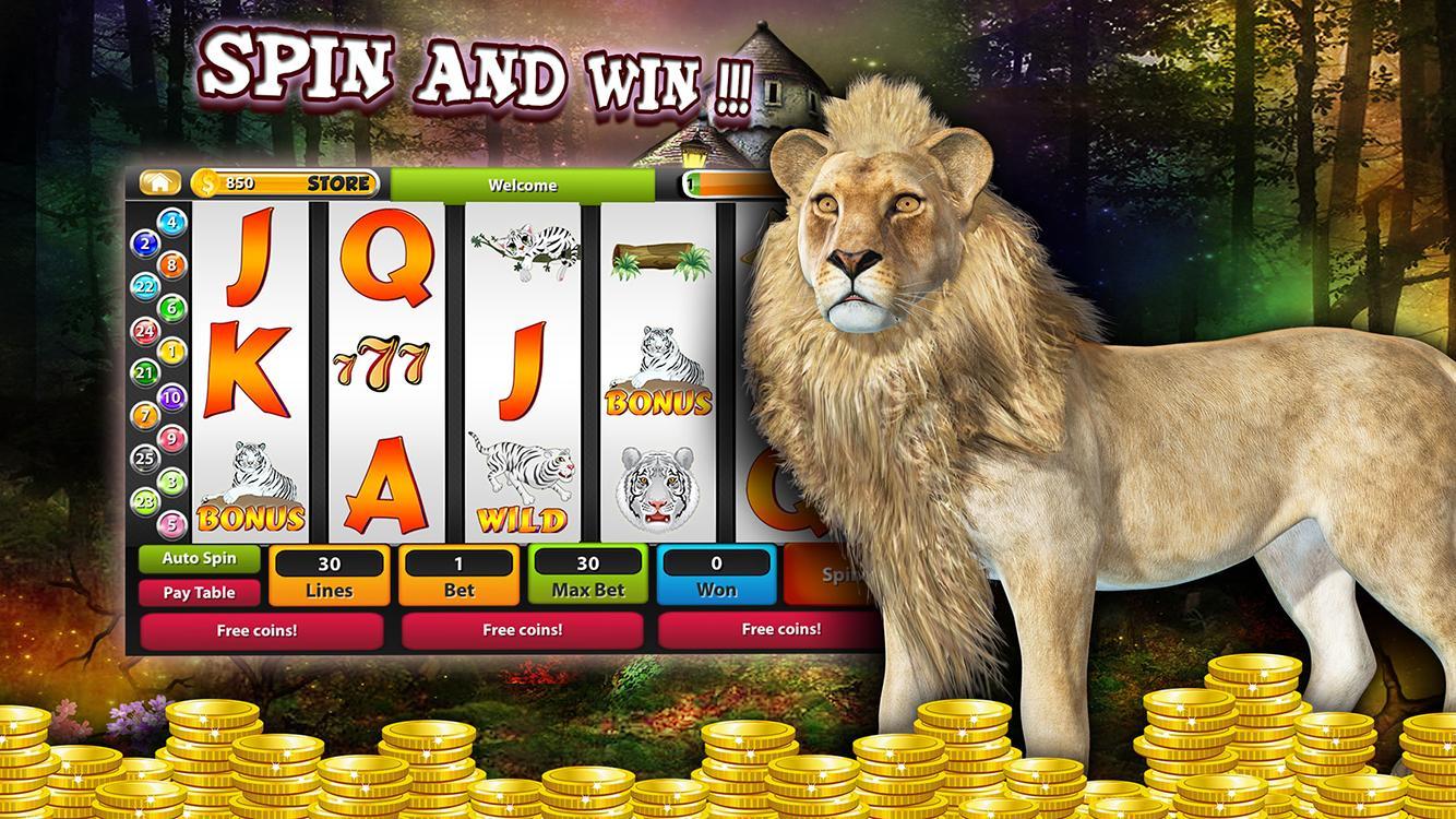 Safari Lion Slot Machine Games - Free Casino APP