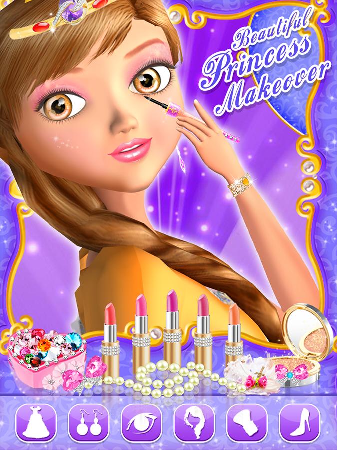 Princess 3D Salon - Girls Game