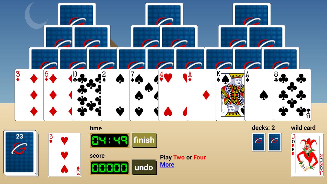 Pyramids Rush Solitaire Online