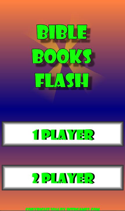 Bible Books Flash Game