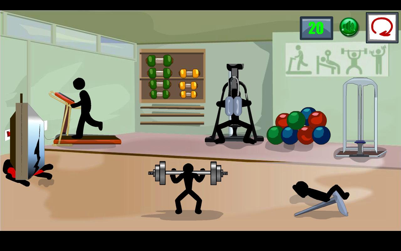 Stickman in the Gym