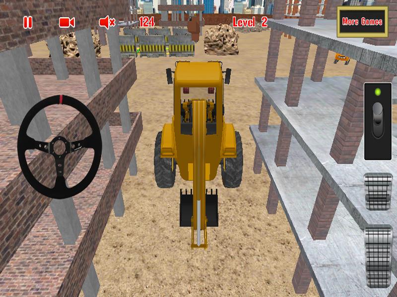 Excavator Car Parking 3D