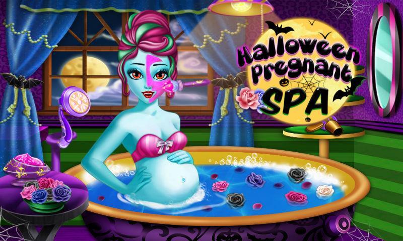 Halloween Pregnant SPA-Salon