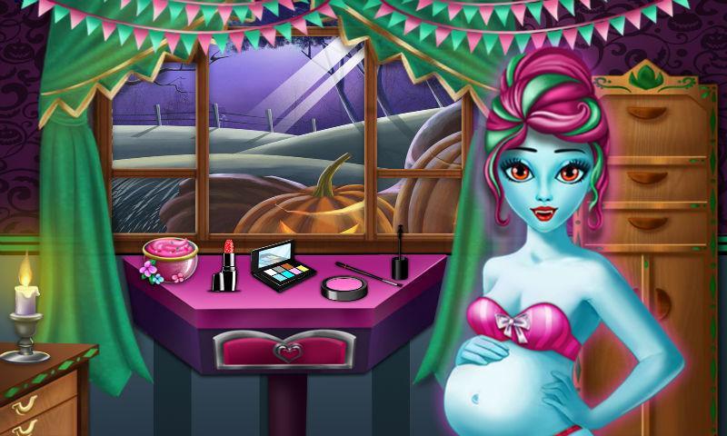 Halloween Pregnant SPA-Salon