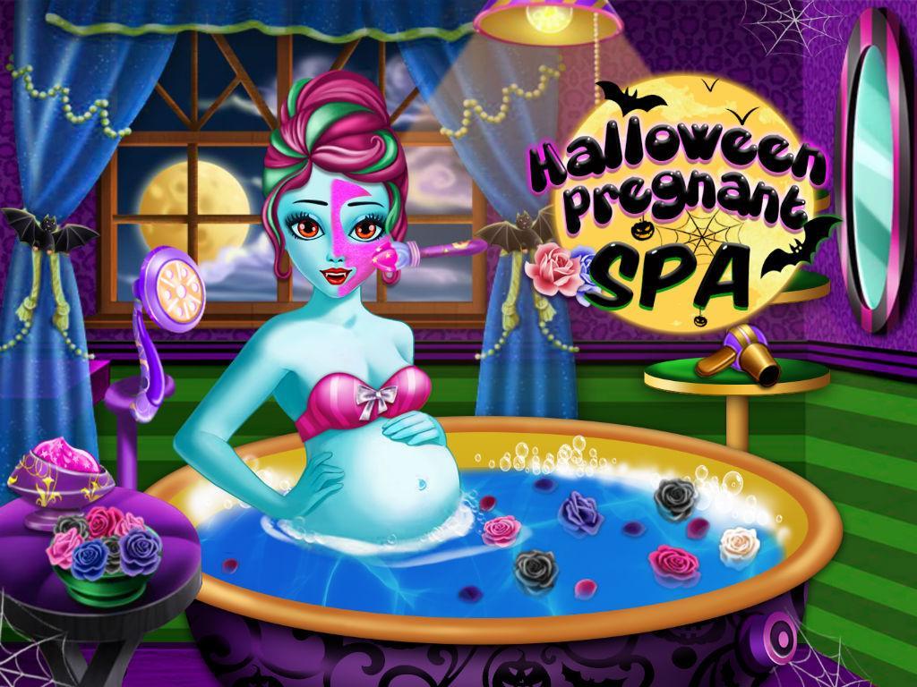 Halloween Pregnant SPA-Salon