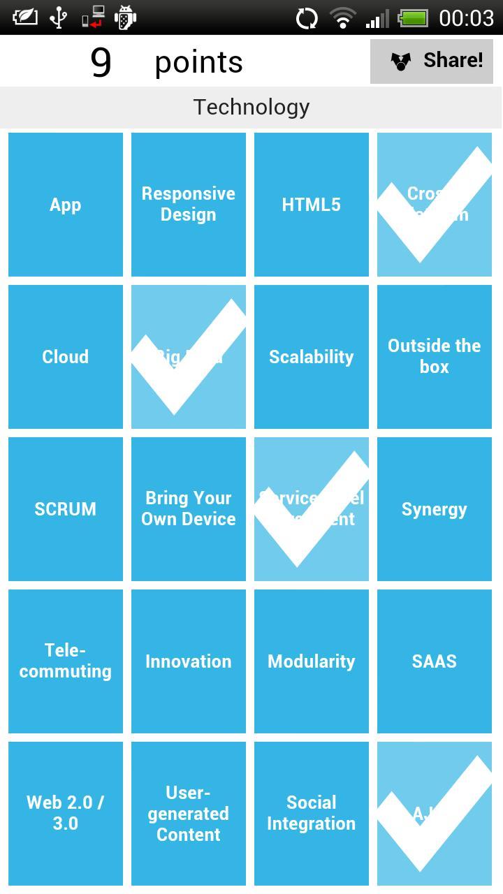 Buzzword Bingo